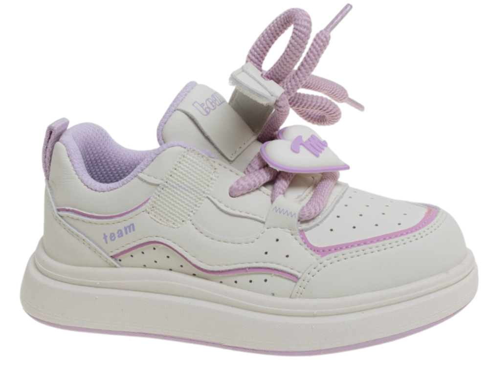 Полуботинки для девочек R266513119W/PE (вид 2) Полуботинки для девочек R266513119W/PE (фото, вид 2)