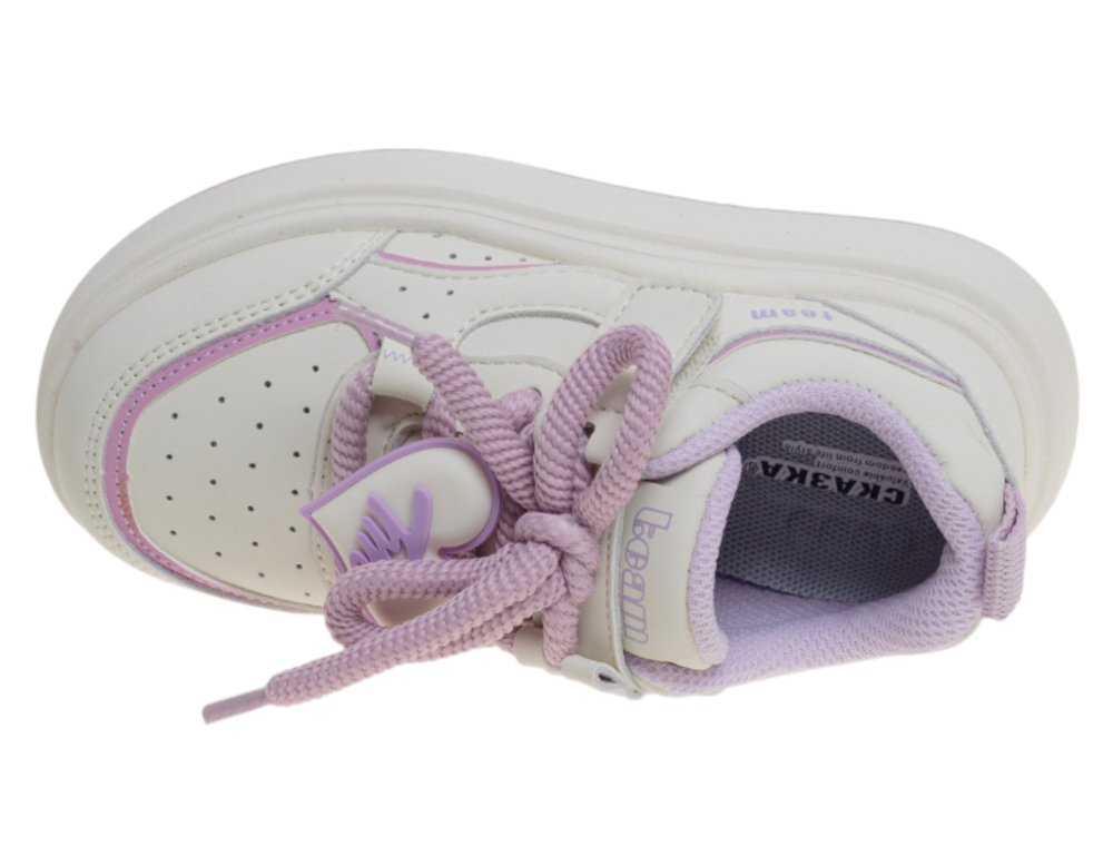 Полуботинки для девочек R266513119W/PE (вид 3) Полуботинки для девочек R266513119W/PE (фото, вид 3)