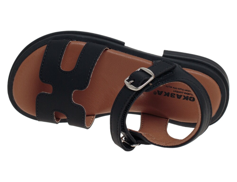 Сандалии для девочек R975711047BK (вид 2) Сандалии для девочек R975711047BK (фото, вид 2)